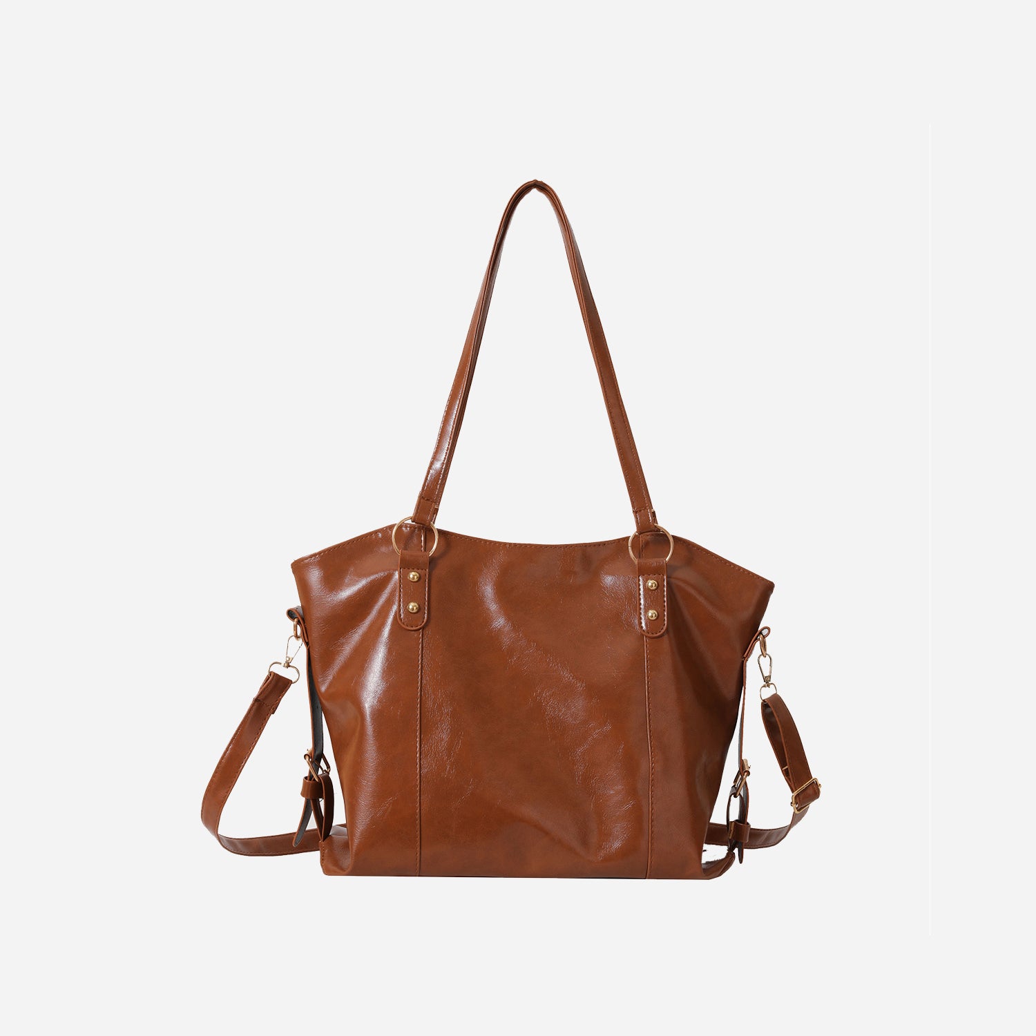 Vegan Leather Tote Bag - Carry It All in Style: The Roomy Vegan Leather Tote!