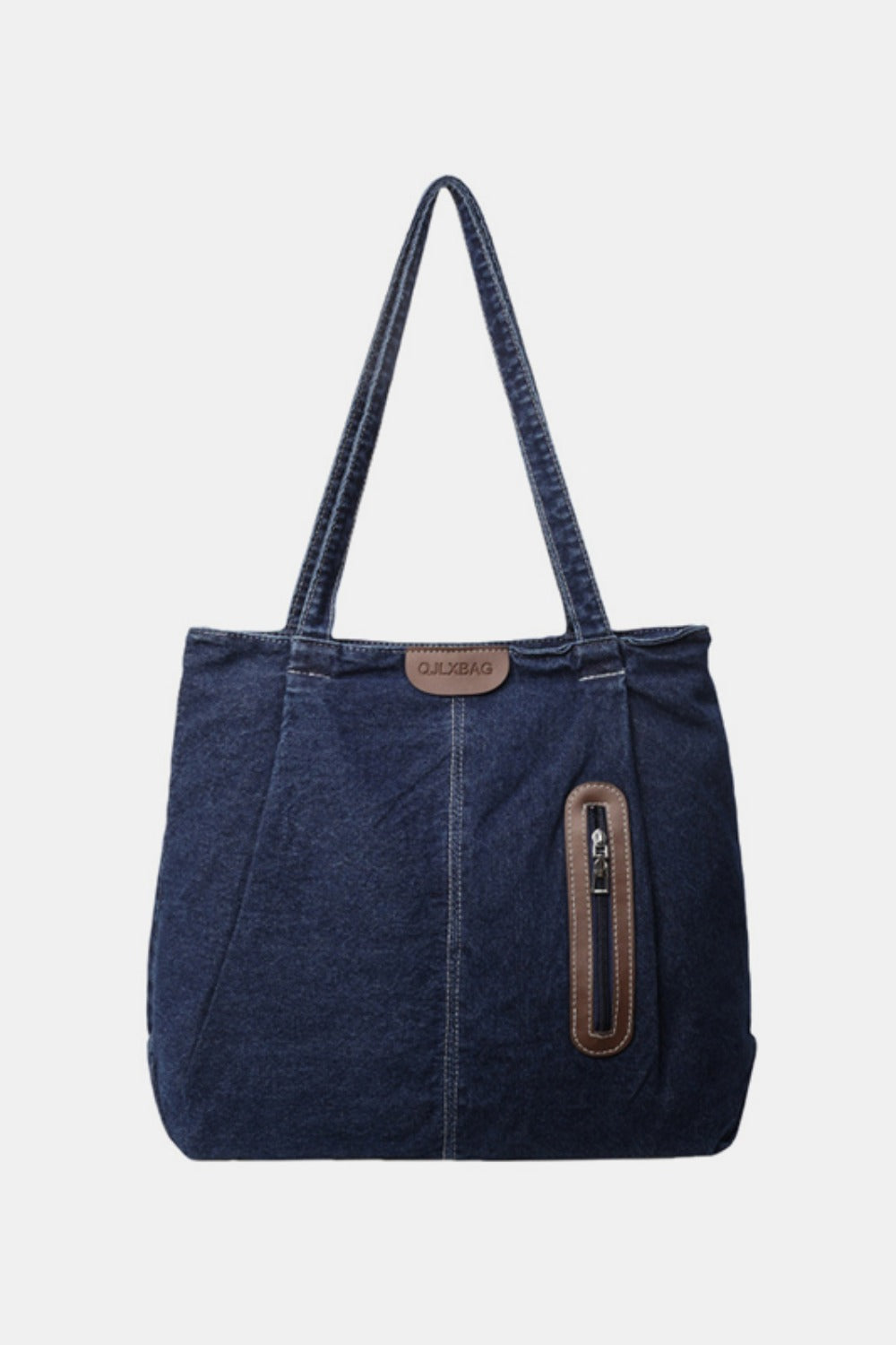 Medium Denim Tote Bag - Shine in Blue!