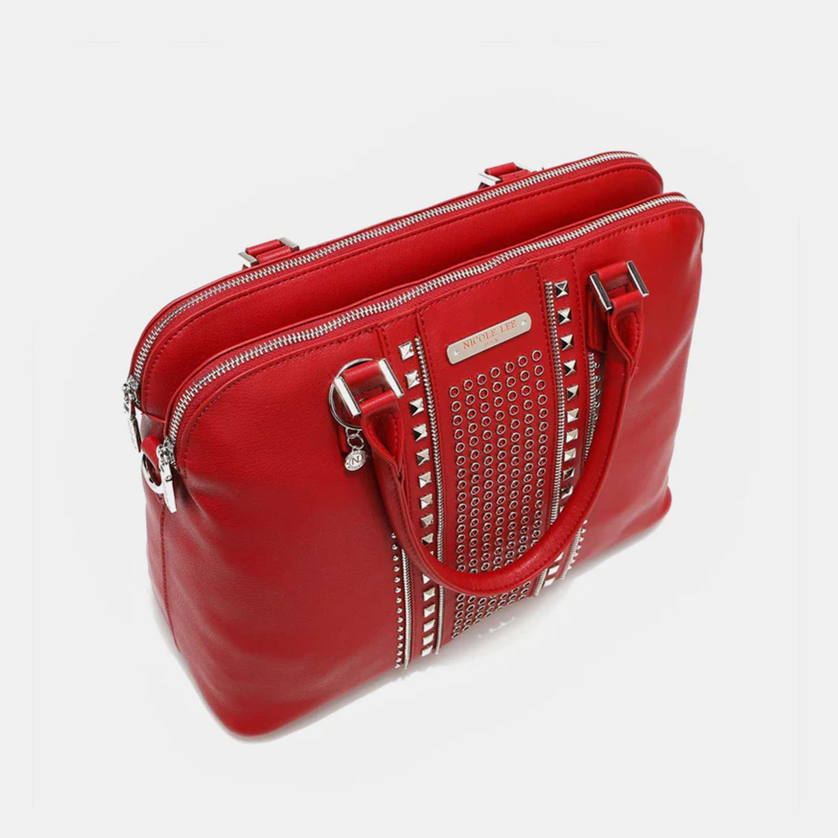 Nicole Lee USA Studded Decor Handbag - Add an edgy touch to your outfit!