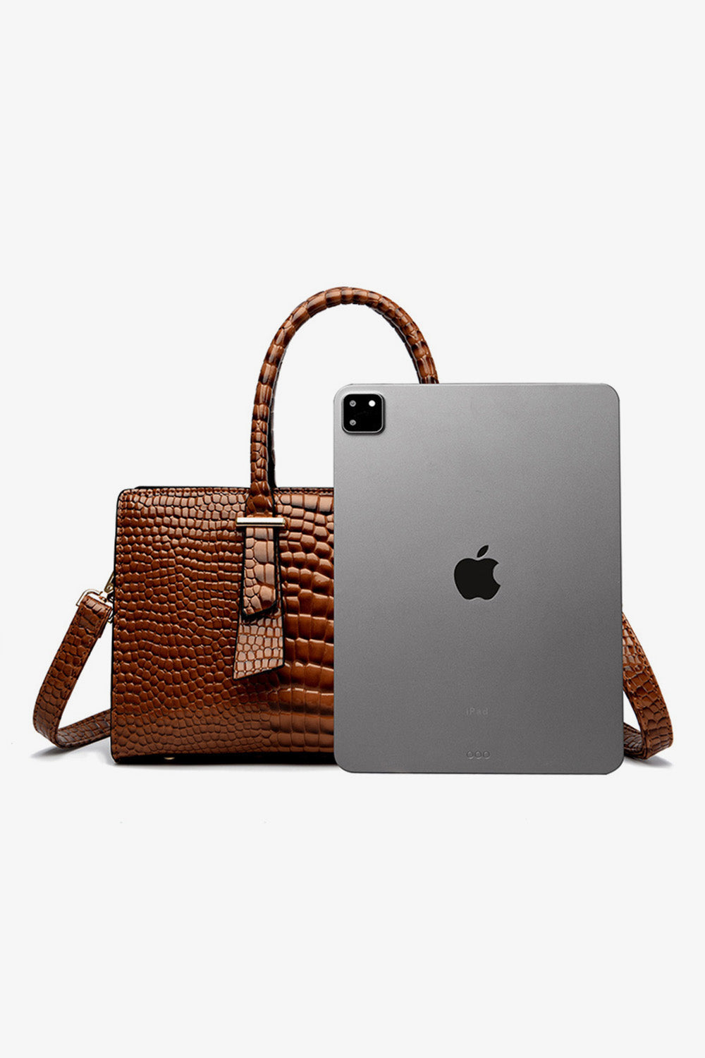 Textured Vegan Leather Handbag - Timeless Texture, Modern Edge!