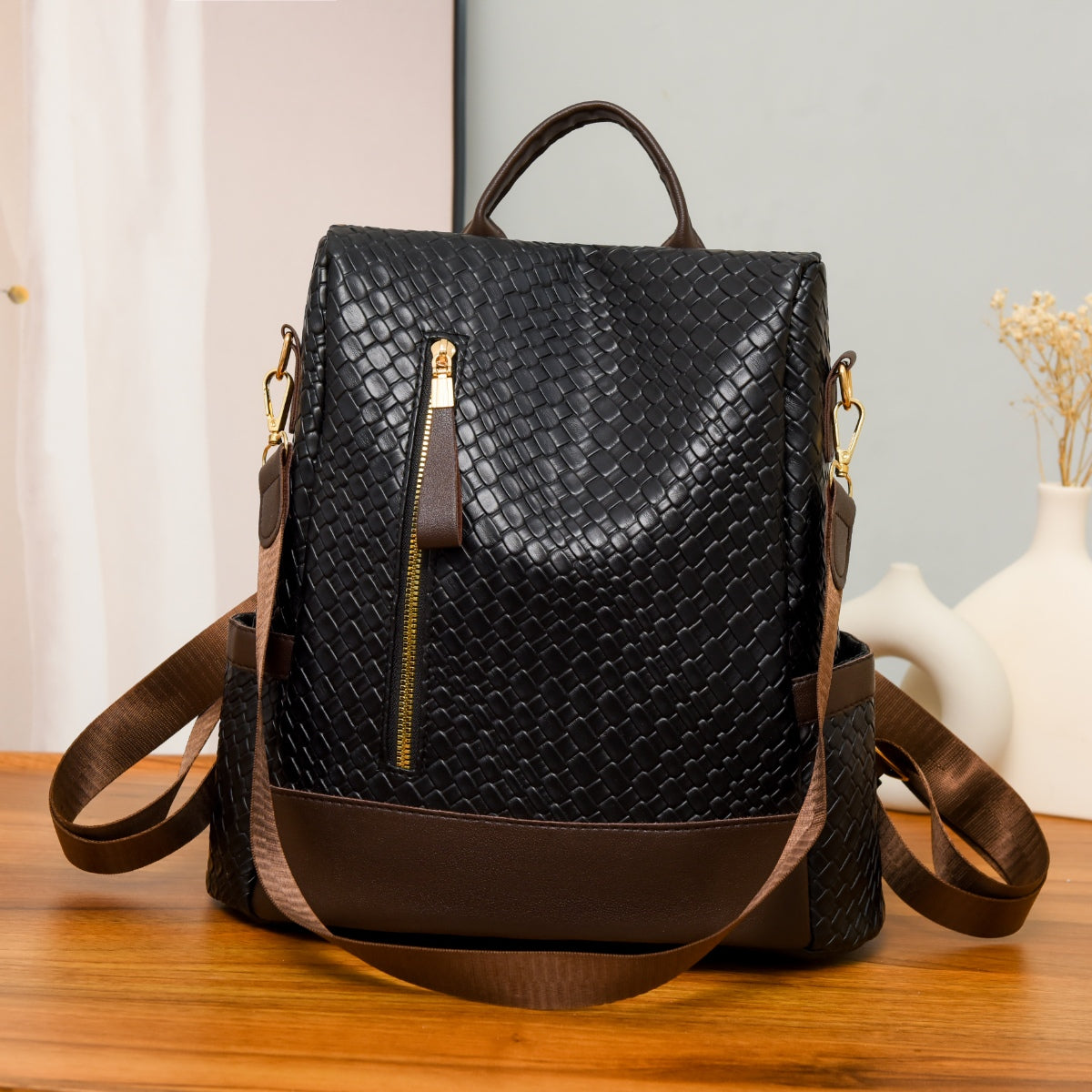 Vegan Leather Backpack Bag - Everyday Companion!