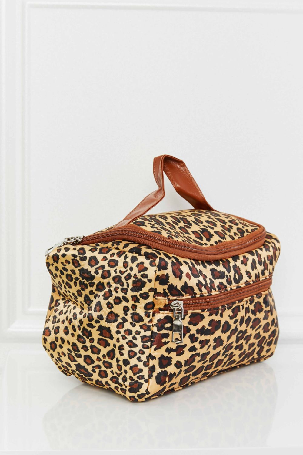 Printed Makeup Bag with Strap - Travel Essential!