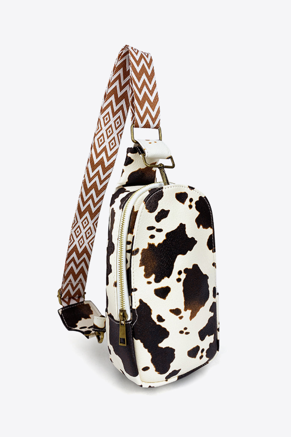 Printed Vegan Leather Sling Bag - Sustainable Fashion Statement!