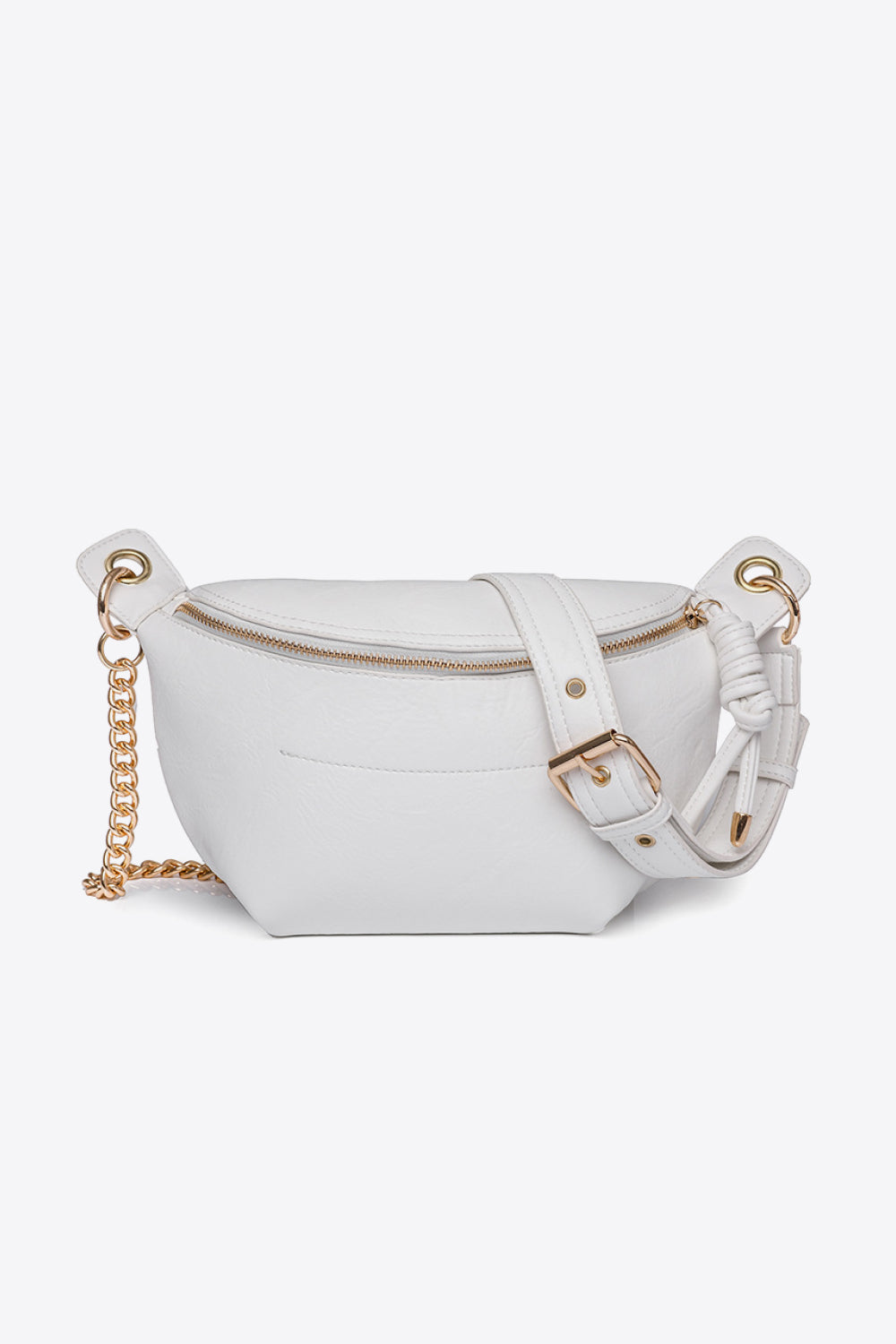 Vegan Leather Chain Strap Crossbody Bag - Elevate your everyday looks!