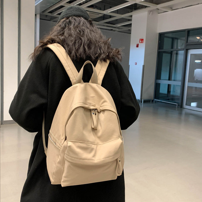 Zip Cotton Backpack Bag - Carry with ease!