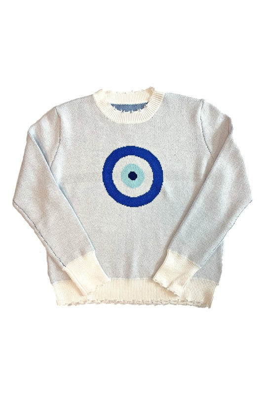 Evil Eye Knit Sweater