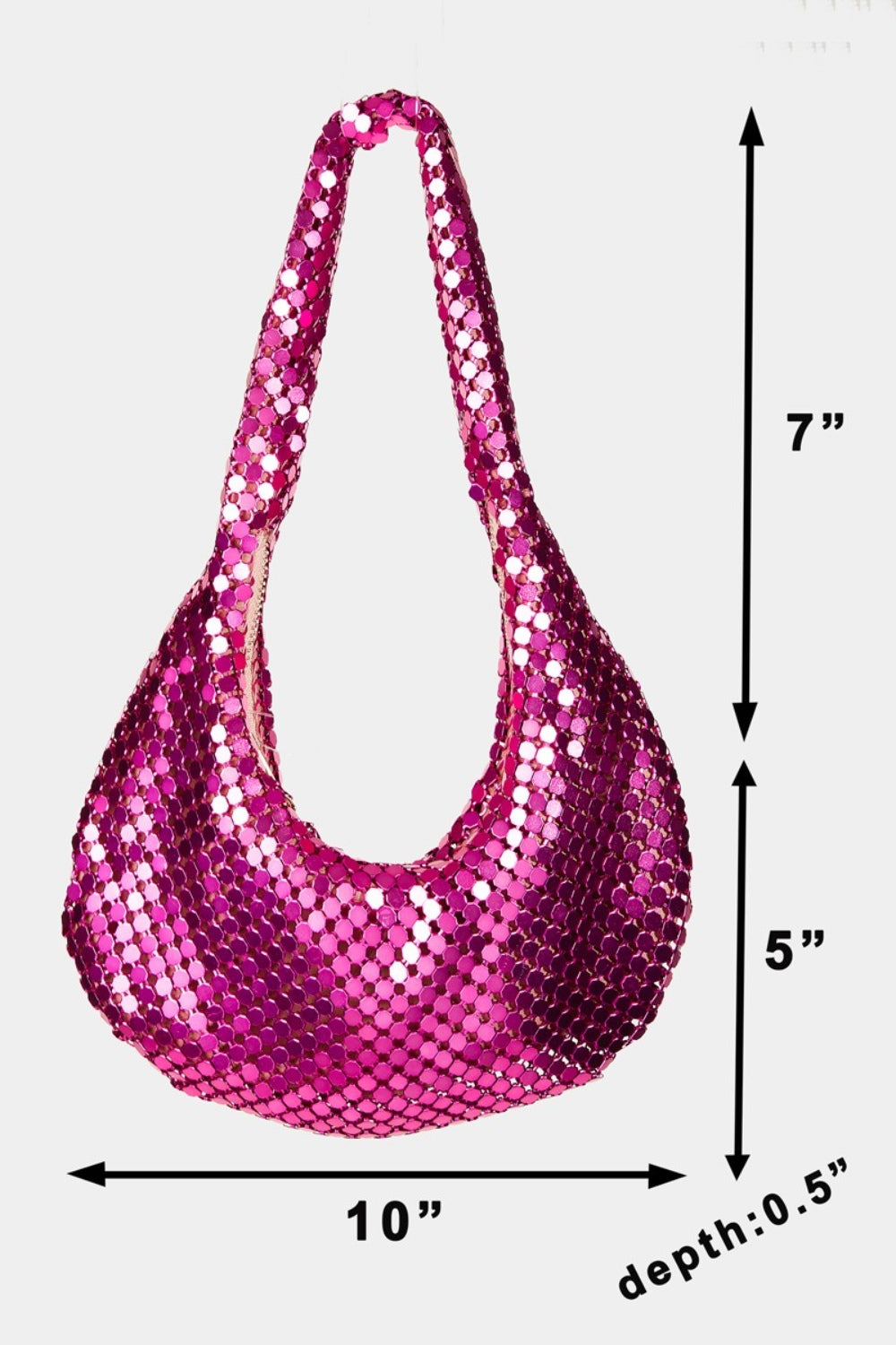 Fame Sequin Disc Handbag - Make a Memorable Impression!