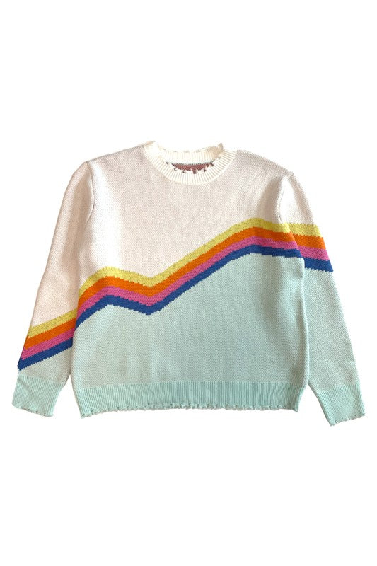 Retro stripe sweater