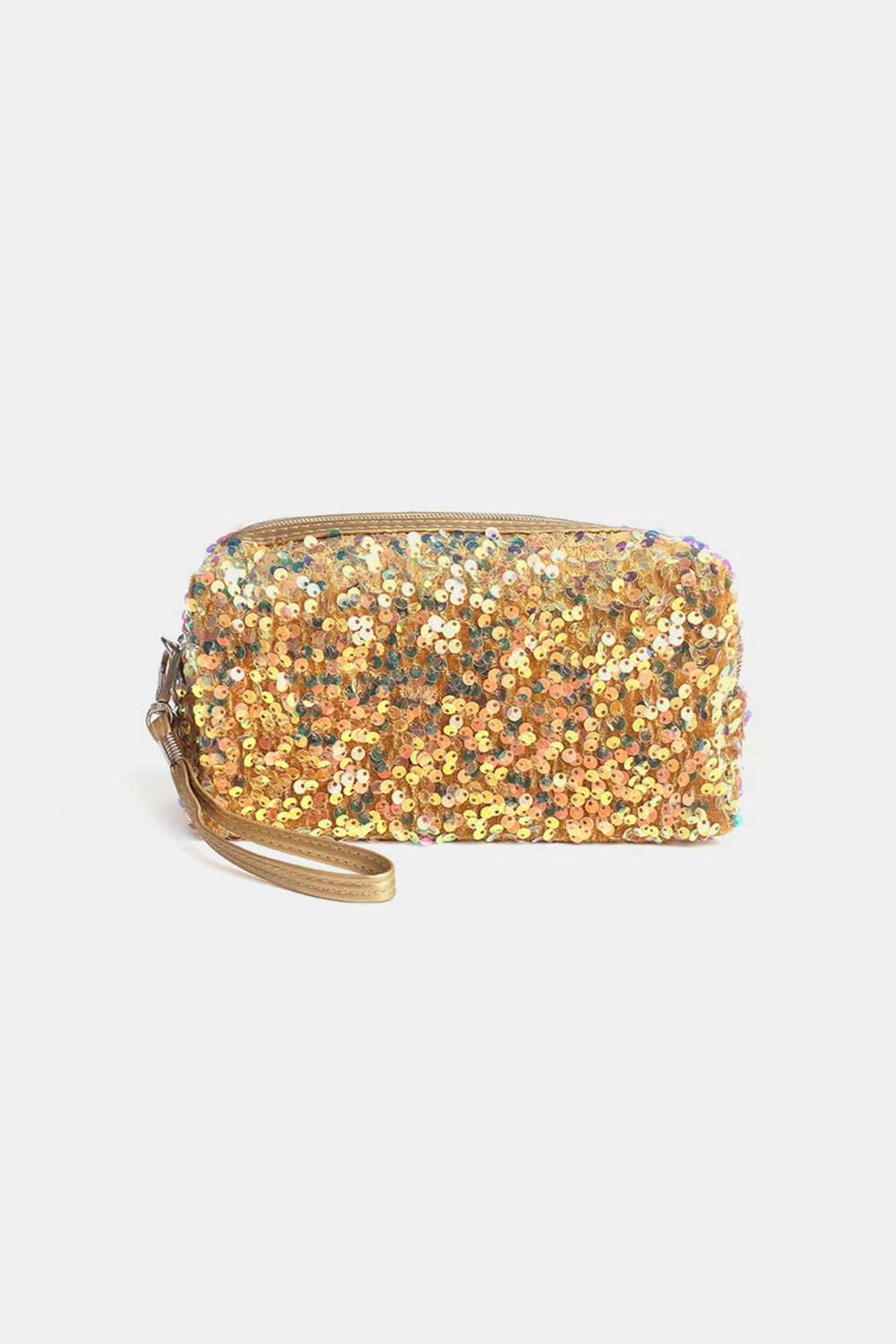 Zenana Colorful Shine Cosmetic Sequin Design Bag - Elevate Your Beauty Storage!