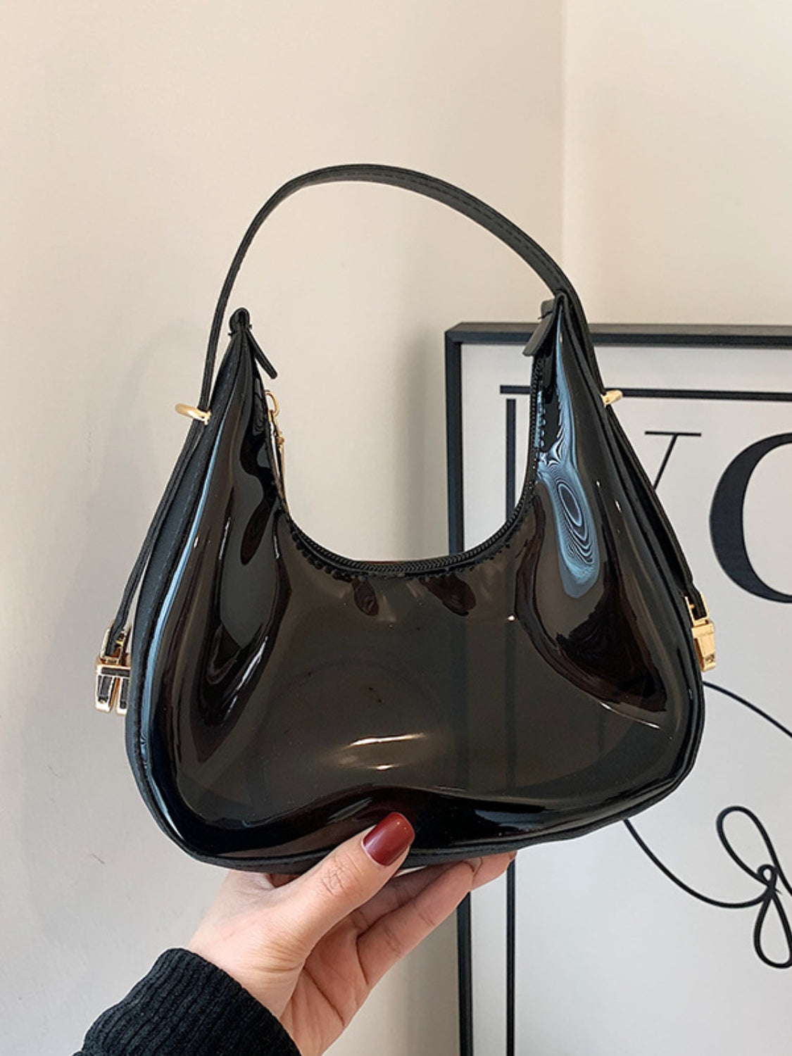 Vegan Leather PVC Shoulder Bag - Elevate Your Style!