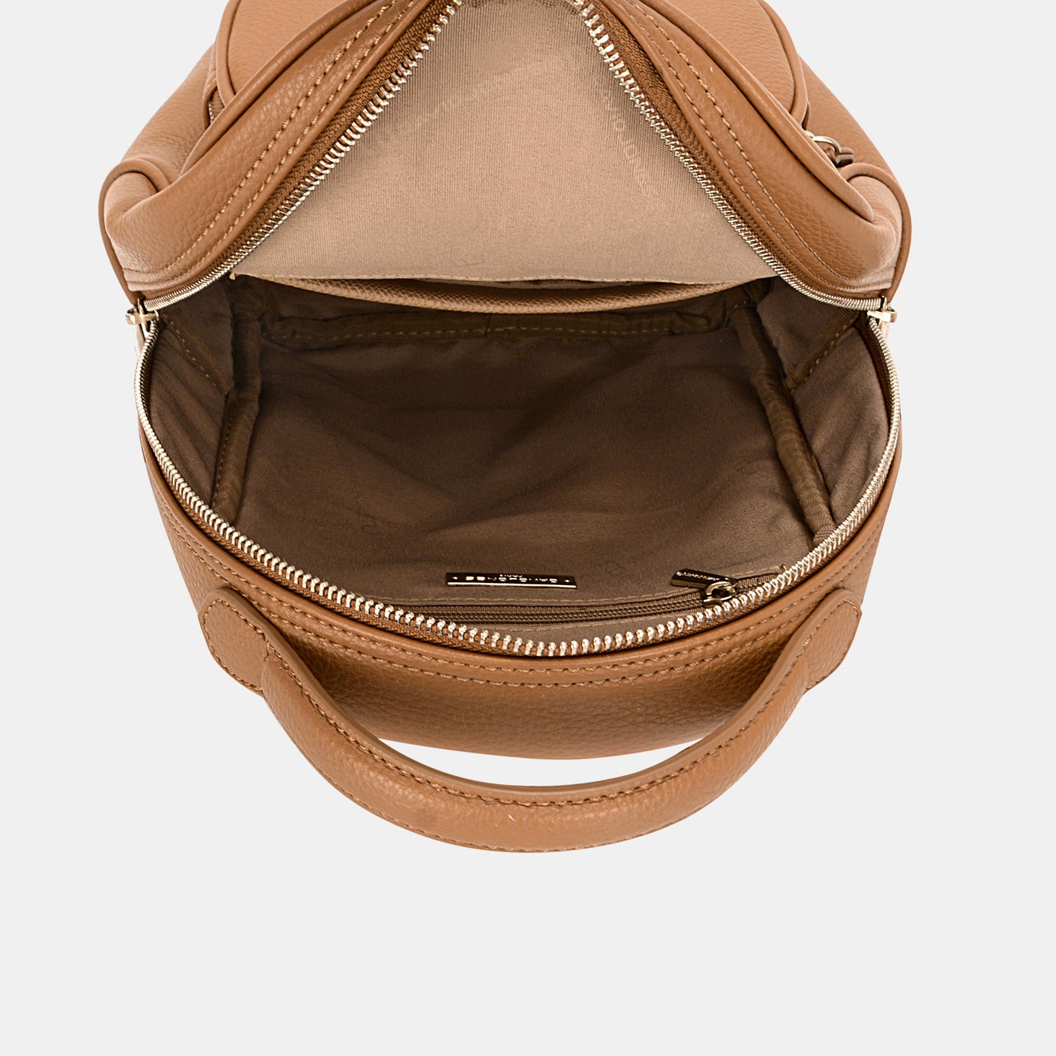 David Jones Vegan Leather Handle Backpack - Effortless Style Meets Everyday Function!