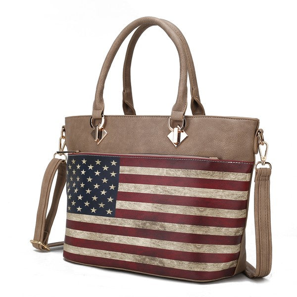 MKF Lilian Women's FLAG Tote Bag by Mia K