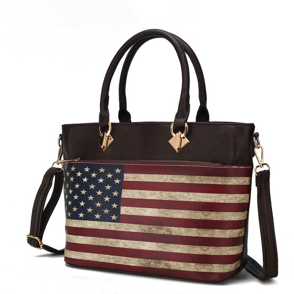 MKF Lilian Women's FLAG Tote Bag by Mia K