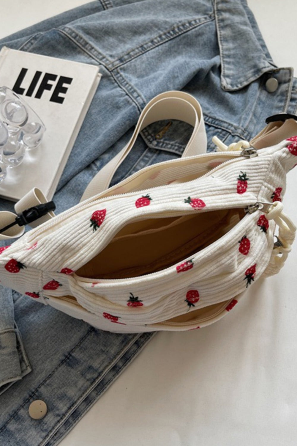 Printed Adjustable Strap Sling Bag - For the busy day on the go!