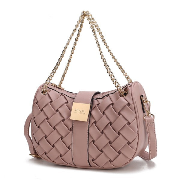 MKF Solari Braided Chain Shoulder Bag by Mia K