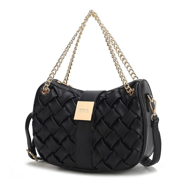 MKF Solari Braided Chain Shoulder Bag by Mia K