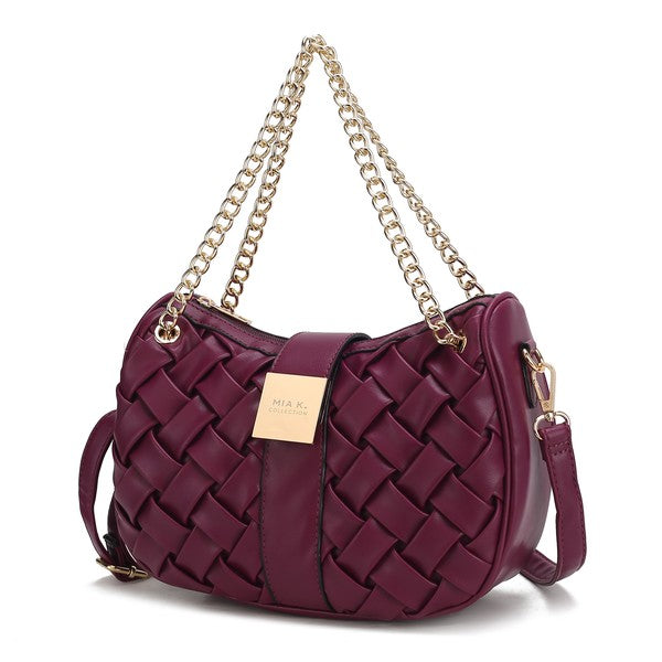 MKF Solari Braided Chain Shoulder Bag by Mia K