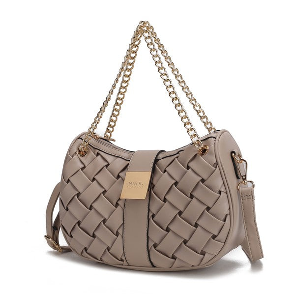 MKF Solari Braided Chain Shoulder Bag by Mia K