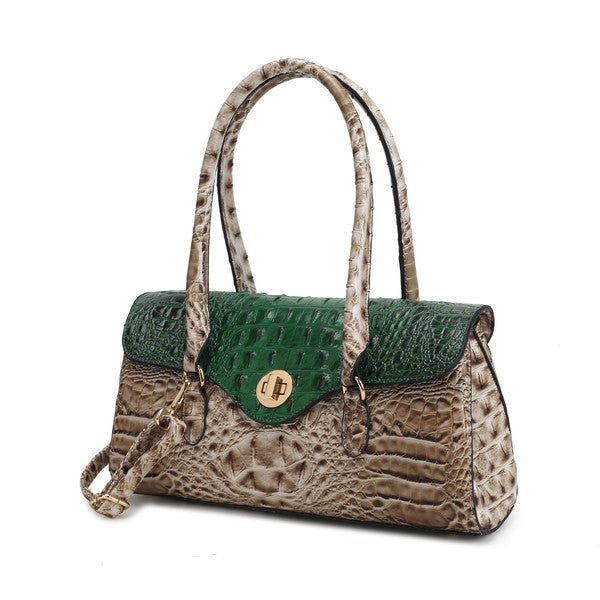 MKF Liviana Croc-Embossed Shoulder Bag by Mia K