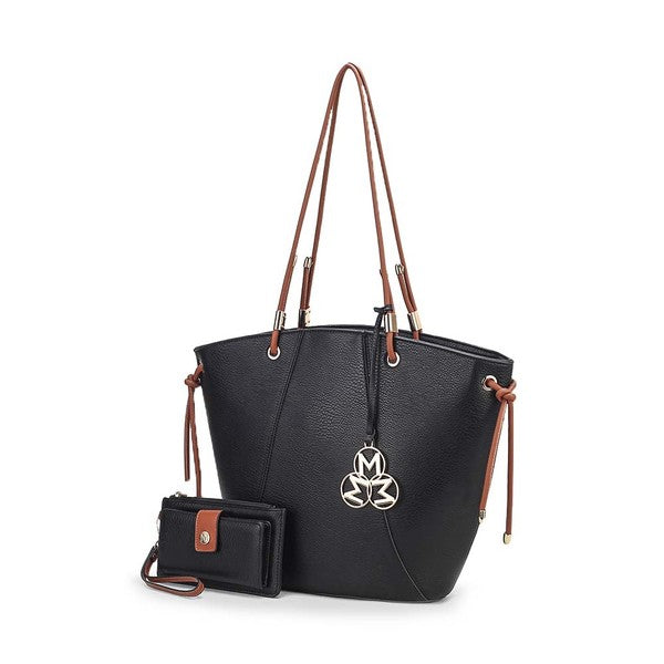 MKF Liv Tote Bag and Wallet Set by Mia K