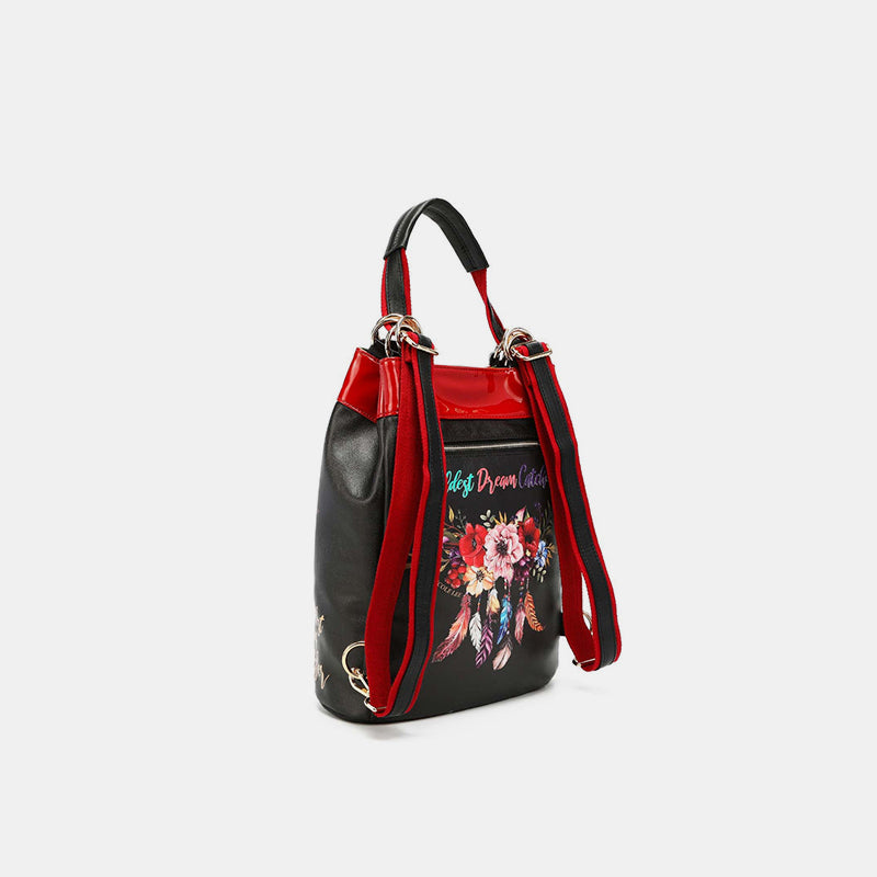 Nicole Lee USA Multifunctional Bucket Bag Backpack - For Your Busy Lifestyle!