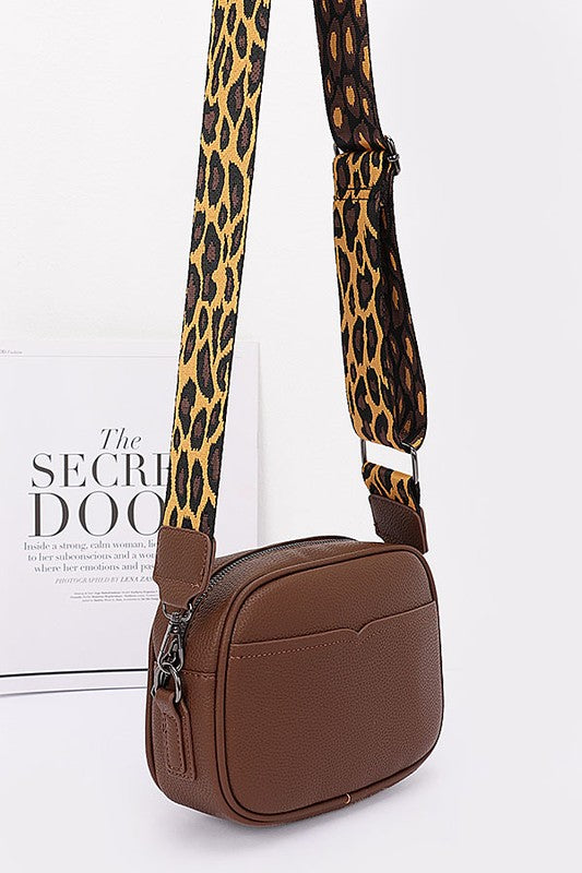 Guitar Strap Iconic Faux Leather Sling Bag