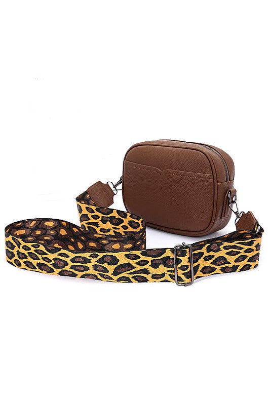 Guitar Strap Iconic Faux Leather Sling Bag
