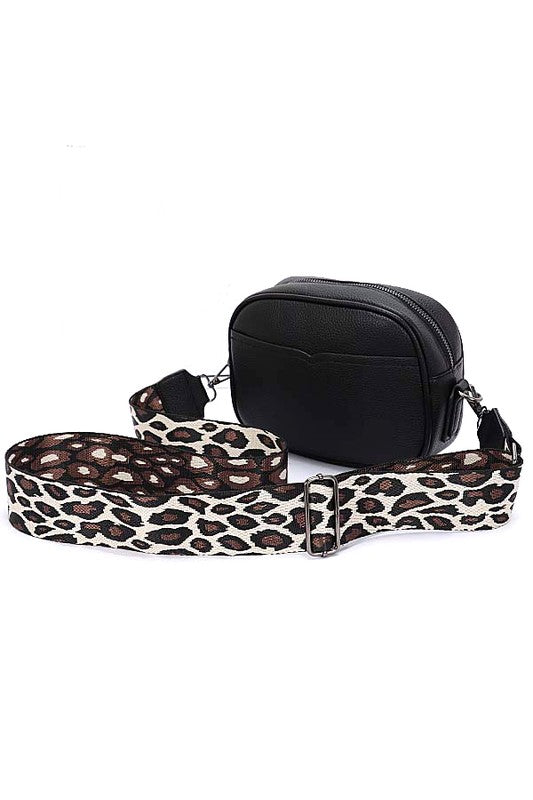 Guitar Strap Iconic Faux Leather Sling Bag