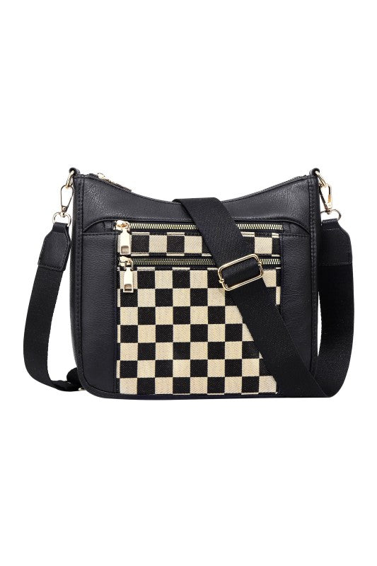 Ashley Mixed Media Crossbody