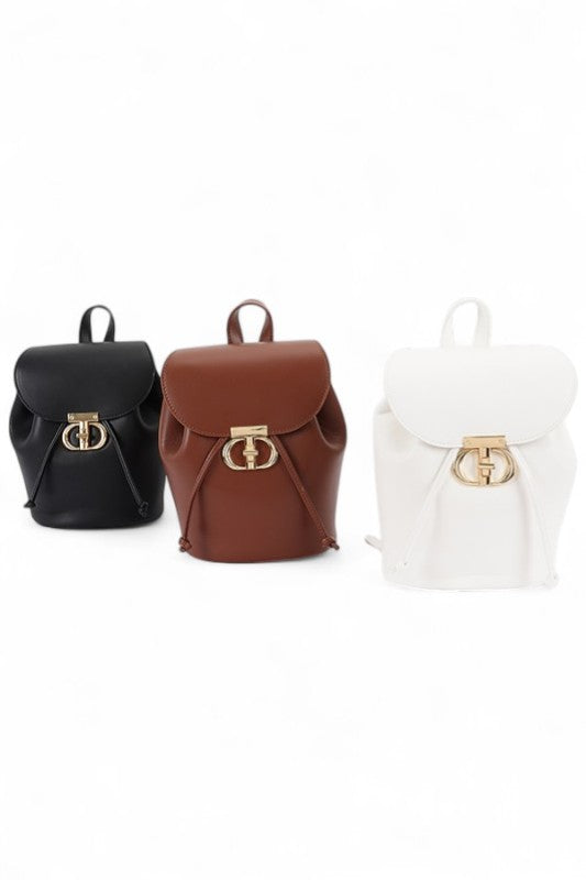 Classic Faux Leather Fashion Back Pack