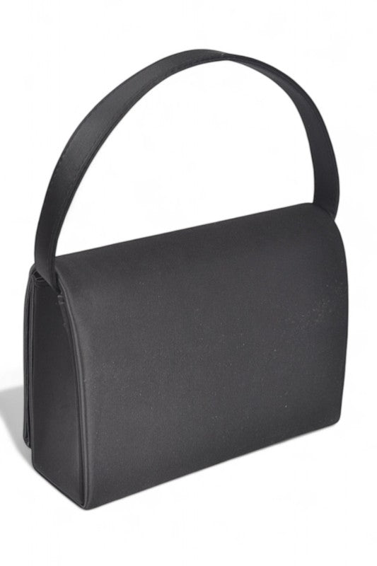 Crystal Accent Top Handle Convertible Party Clutch