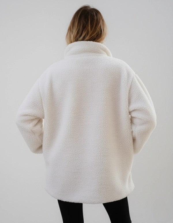 Zip-up Faux Fur Jacket