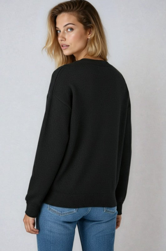 Love Club Heart Knit Sweater