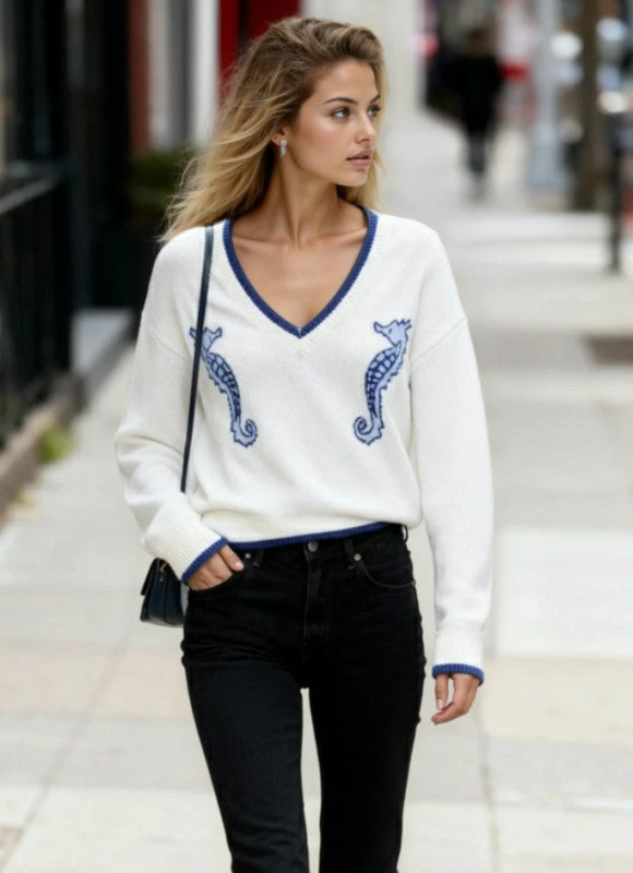 Seahorse Knit Sweater