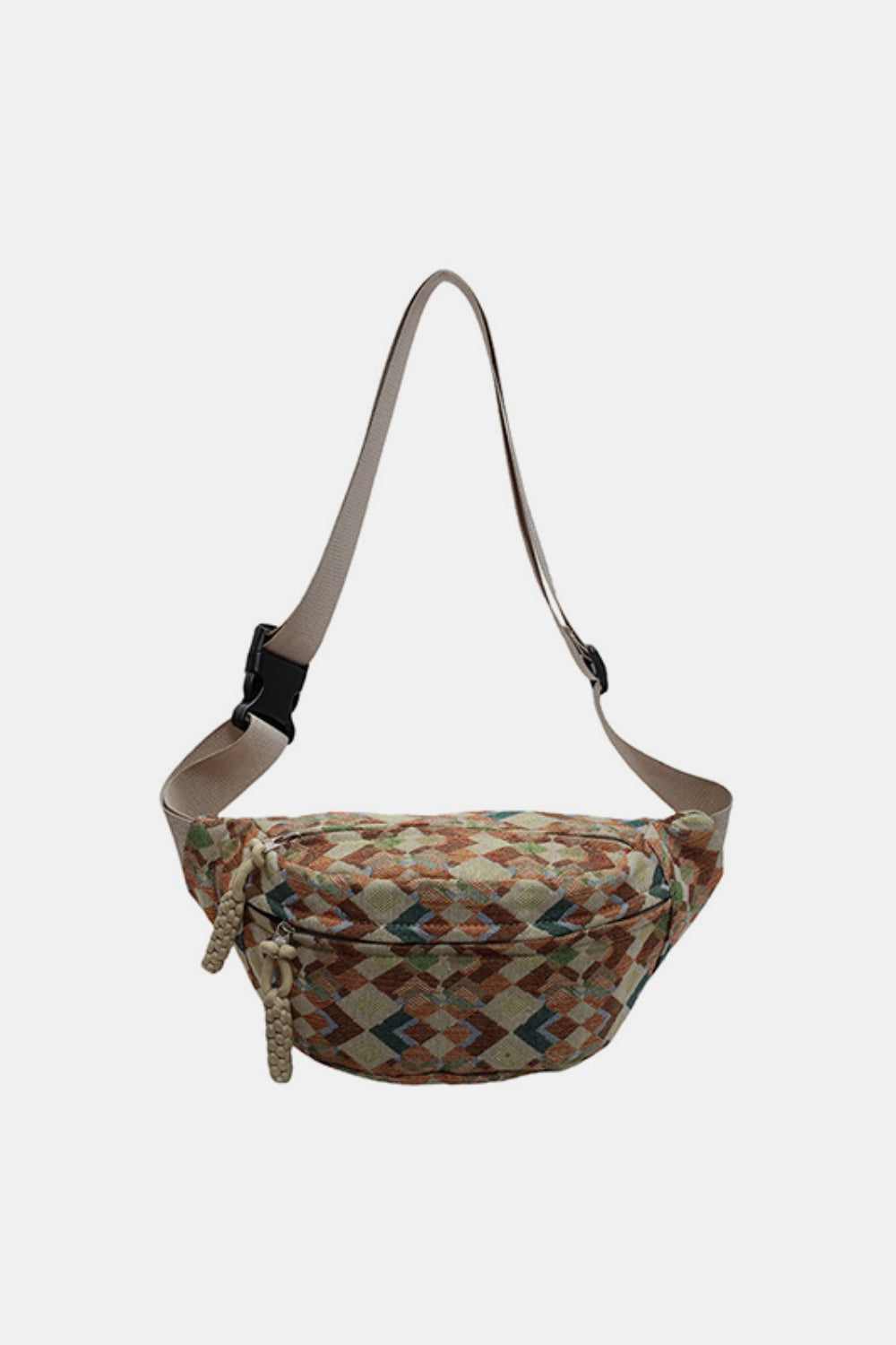 Adjustable Strap Canvas Sling Bag - Comfort and Convenience!