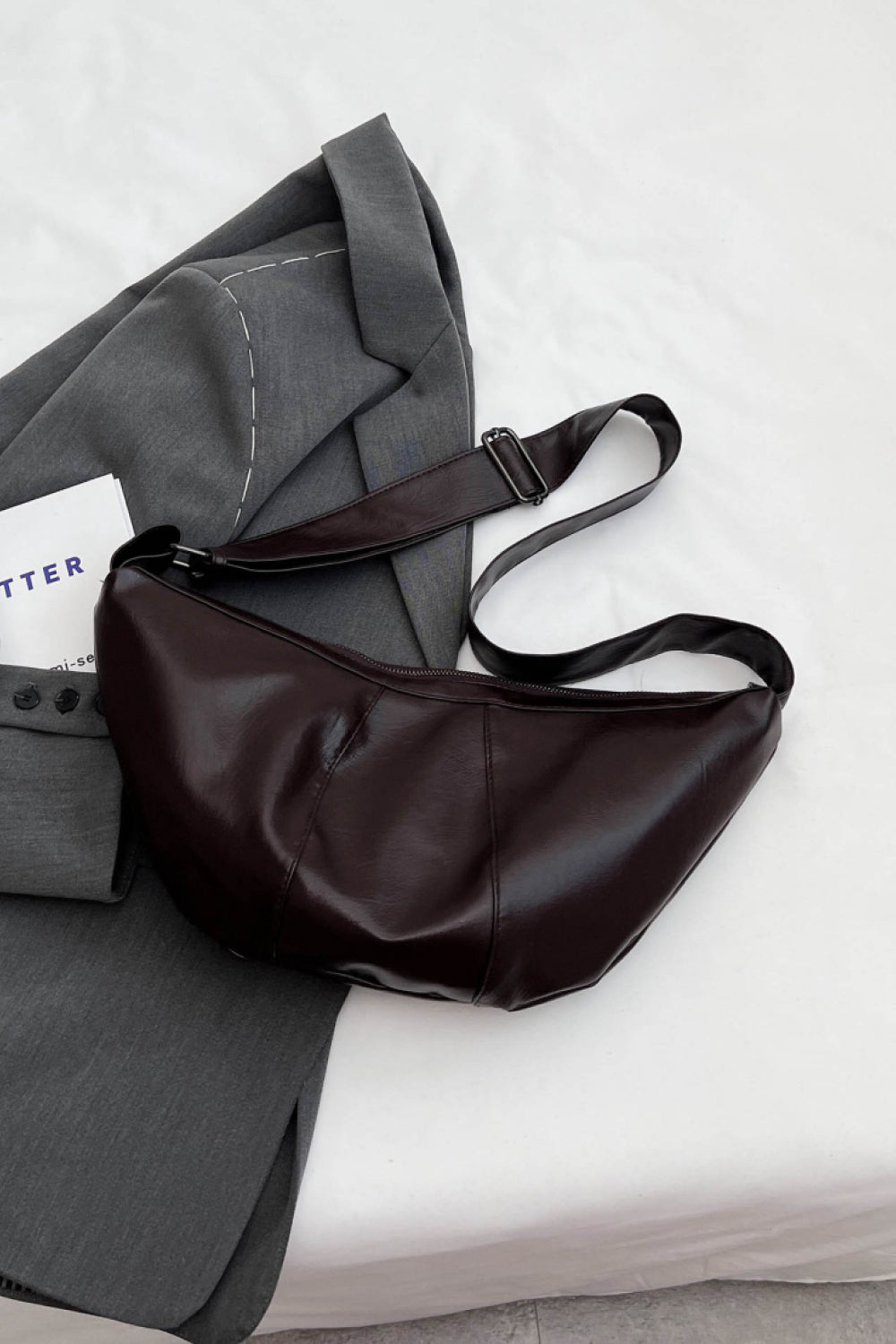 Vegan Leather Sling Bag - Convenience & Versatility!