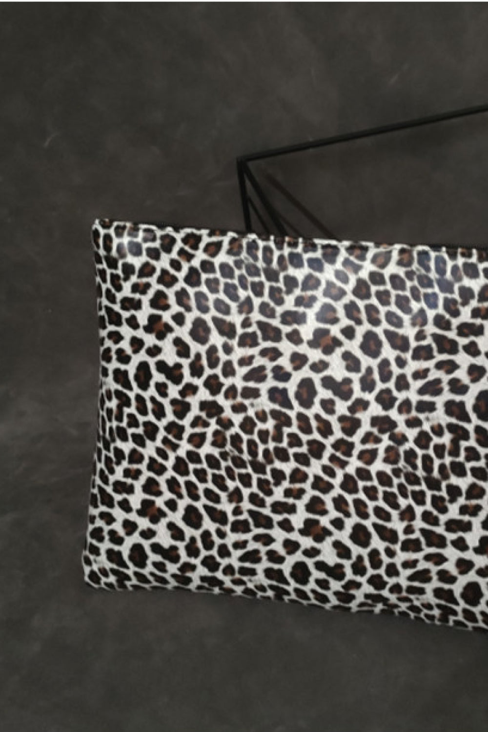 Leopard Vegan Leather Clutch - Elevate Your Style with a Statement-Making Accessory