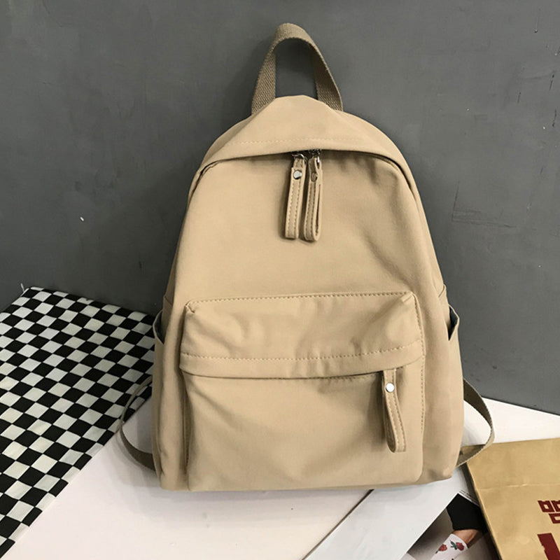 Zip Cotton Backpack Bag - Carry with ease!