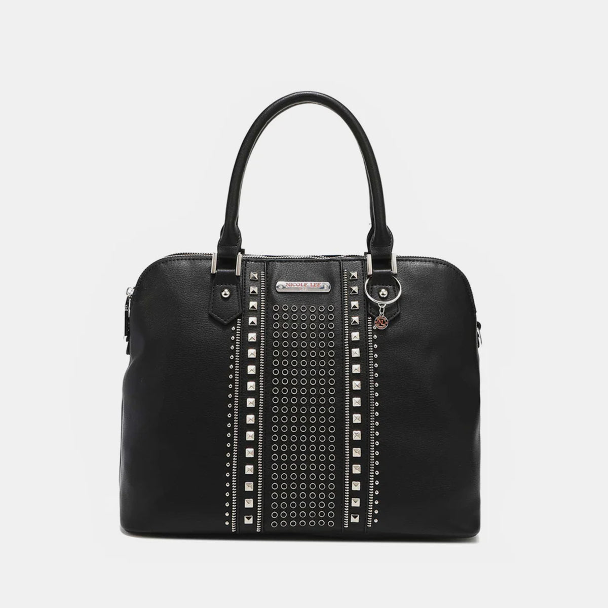 Nicole Lee USA Studded Decor Handbag - Add an edgy touch to your outfit!