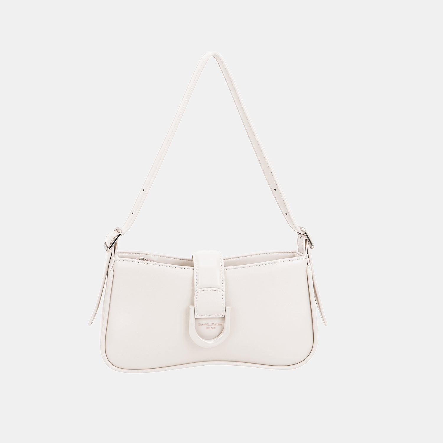 David Jones Vegan Leather Shoulder Bag - Minimalist Chic Meets Everyday Essential!