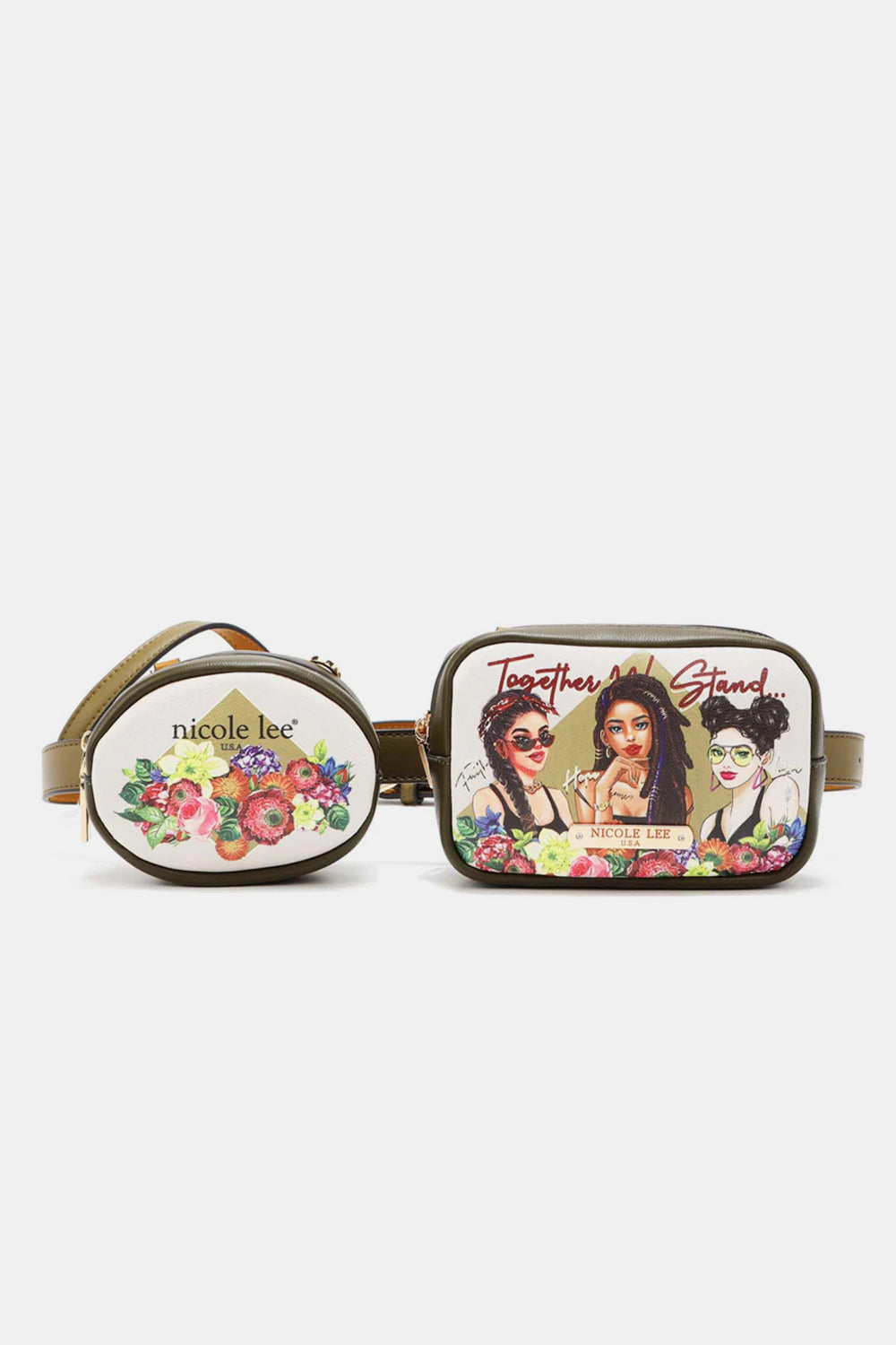 Nicole Lee USA Double Pouch Fanny Pack - Double the Space, Double the Style!