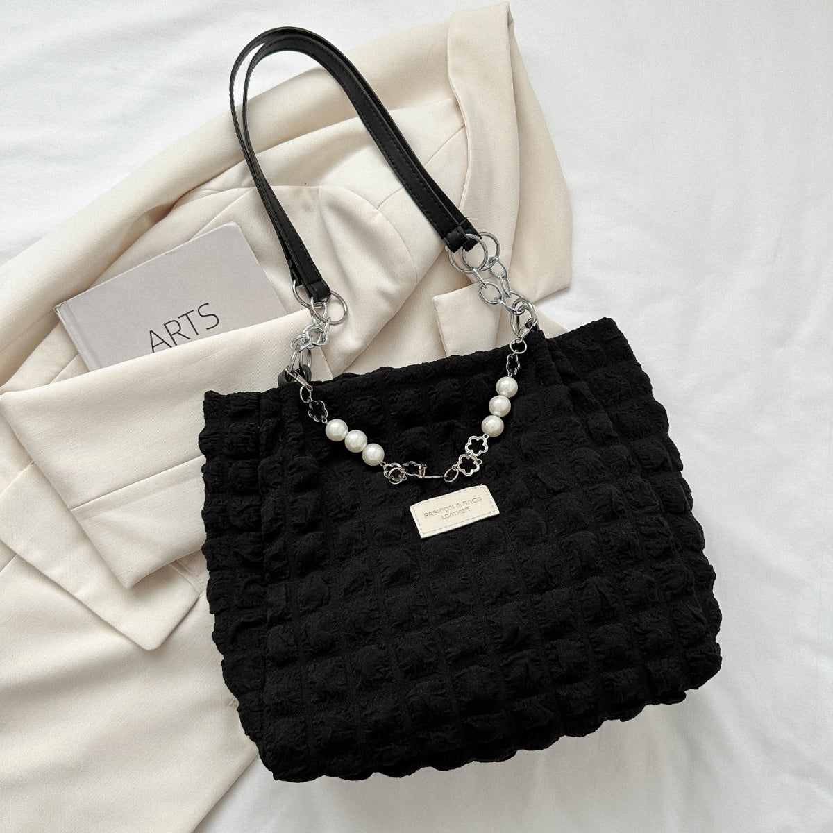 Bubble Textured Tote Bag - The Perfect Everyday Essential!