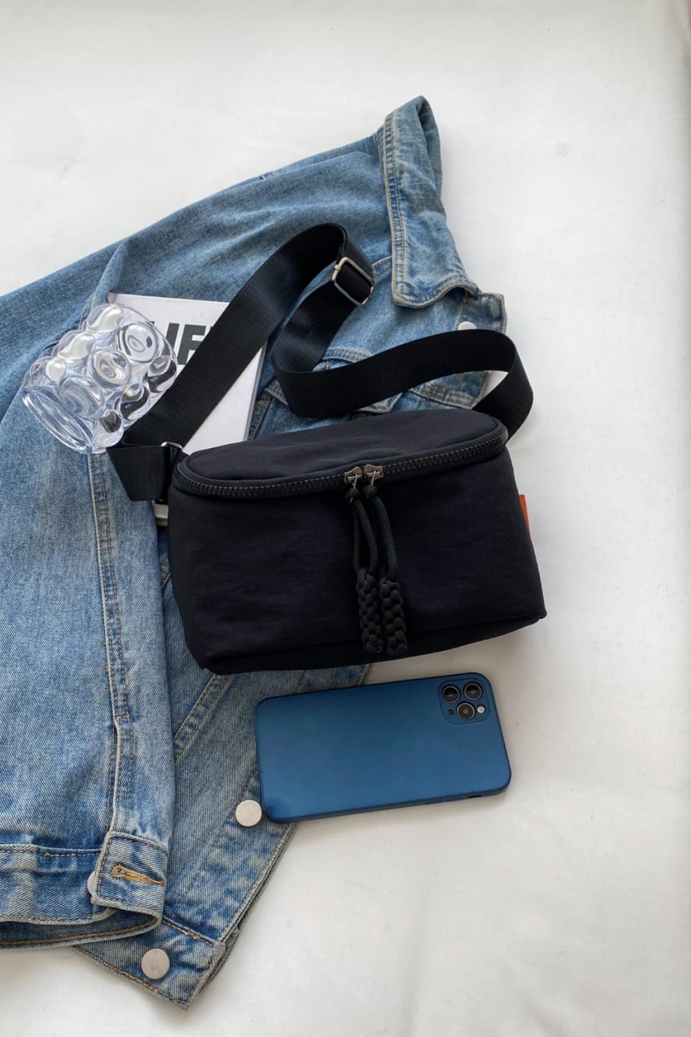 Effortless Style On-The-Go: The Lightweight Nylon Sling Bag