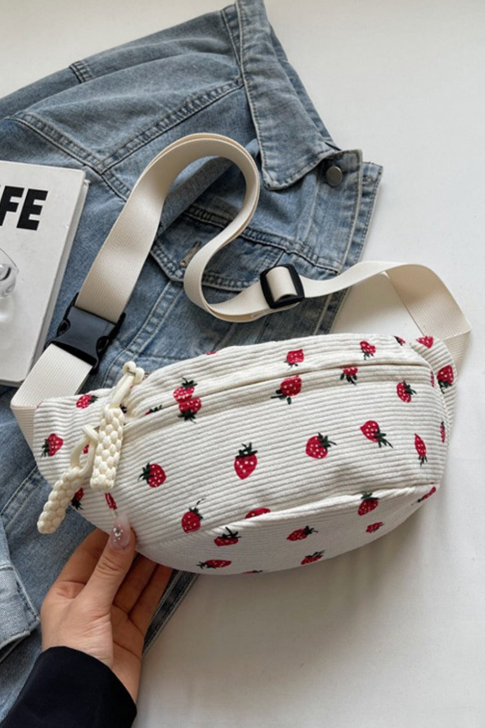 Printed Adjustable Strap Sling Bag - For the busy day on the go!