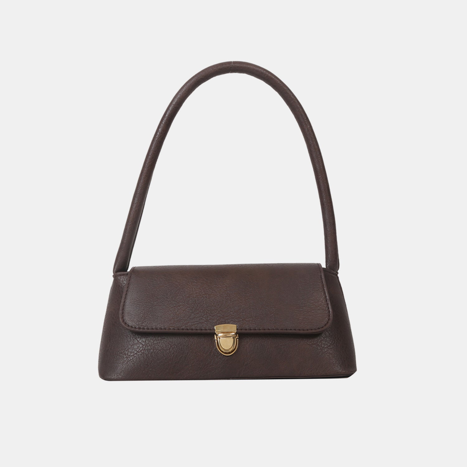 Vegan Leather Shoulder Bag - Compact Vegan for the Minimalist!