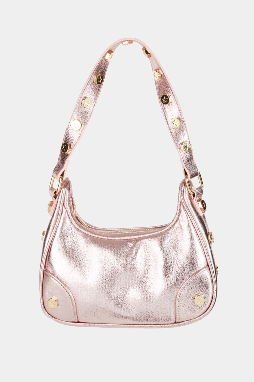 Fame Star Button Trim Hobo Handbag - Perfect Universal Accessory!