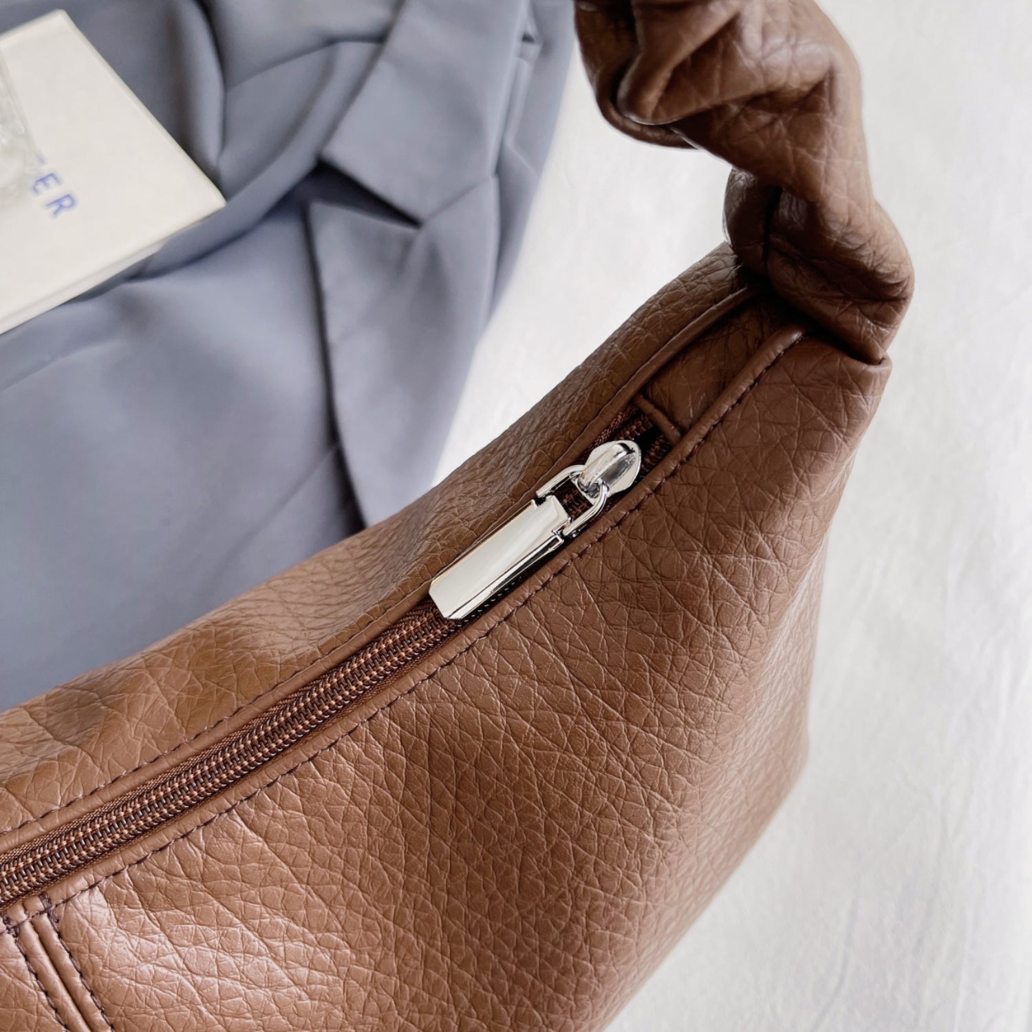 Vegan Leather Shoulder Bag - Effortlessly Chic and Eco-Conscious!