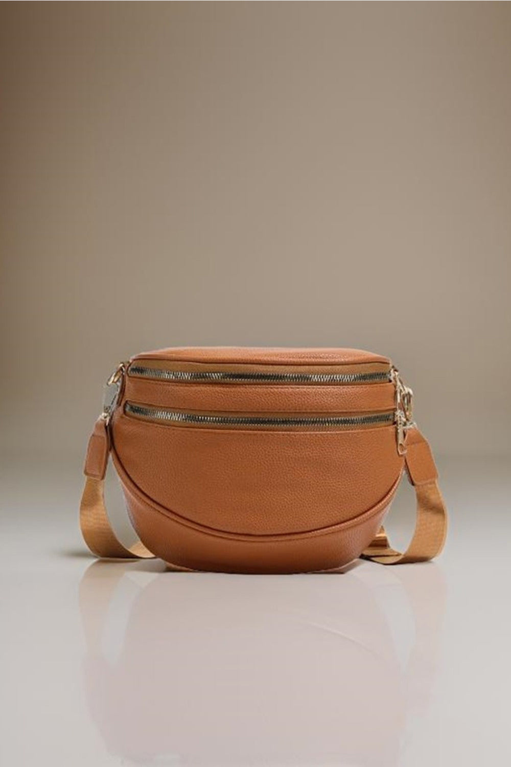 Zenana Vegan Leather Multi Pocket Crossbody Bag - Multi-Occasion Versatility!