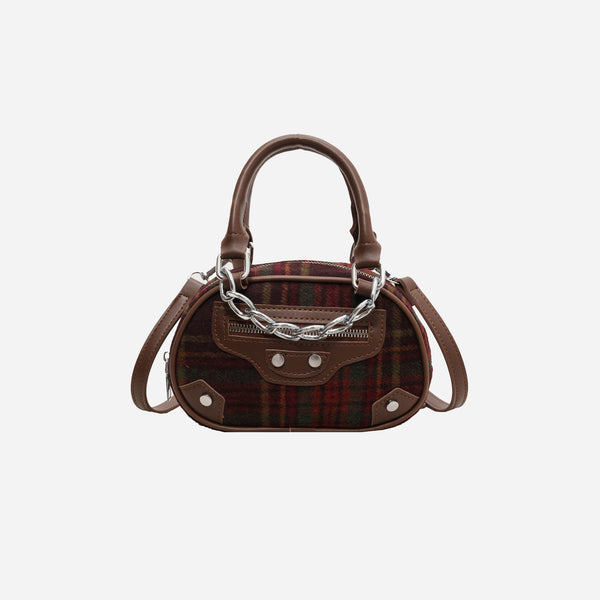 Plaid Print Crossbody Bag - Bold Style for the Trendsetter!