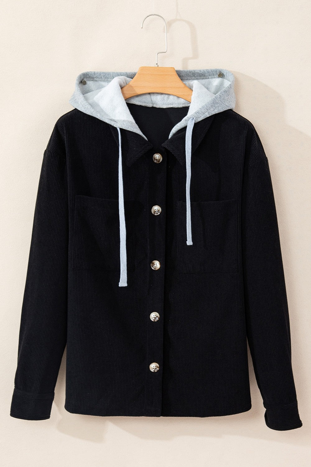 Cozy Drawstring Hoodie - Pocketed Polyester Relaxed Fit Comfortable Design